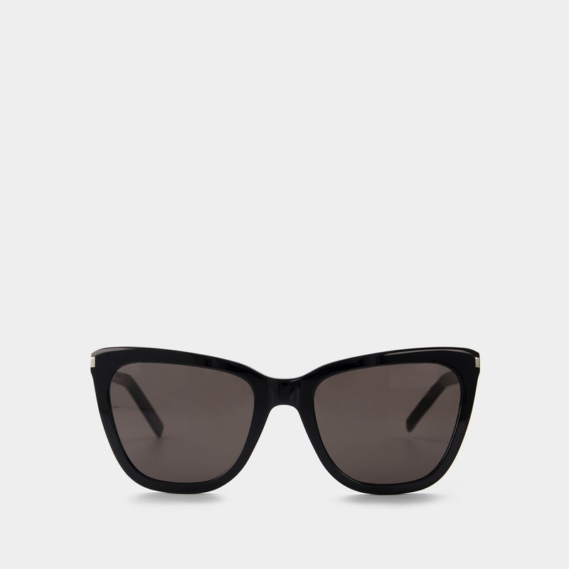 Sl 548 Slim Sunglasses - Saint Laurent  - Black - Acetate