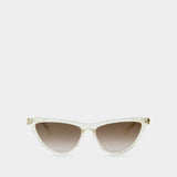 Sl 550 Slim Sunglasses - Saint Laurent - Yellow - Acetate
