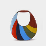 Riviera Moon Tote Bag in Rainbow Leather