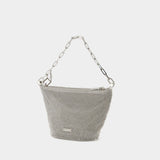 Gia Shoulder Hobo Bag - Cult Gaia - Silver - Strass