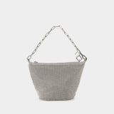 Gia Shoulder Hobo Bag - Cult Gaia - Silver - Strass