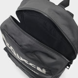 Metropolitan Backpack - Alexander Mcqueen - Black/Off-White - Synthetic