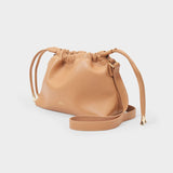 Ninon Mini Hobo Bag - A.P.C. - Caramel - Synthetic