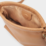 Ninon Mini Hobo Bag - A.P.C. - Caramel - Synthetic