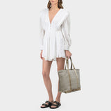 Cabas L Tote Bag - Vanessa Bruno - Sand - Linen