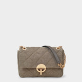 Moon Shoulder Bag - Vanessa Bruno - Linen - Green