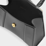 Hourglass Xs Bag - Balenciaga - Black - Leather
