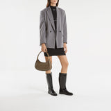 Eve Hobo Bag - Coach - Leather - Dark Stone