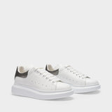 Oversized Sneakers - Alexander Mcqueen - Leather - White/Grey