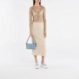 Tread Slick Sneakers - Alexander Mcqueen - Lilac/White - Leather