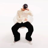 Stacked Hat - Alexander Mcqueen - Black/Ivory - Cotton