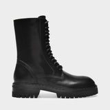 Alec Ankle Boots in Black Leather