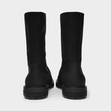 Willy A. Ankle Boots in Black Leather