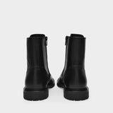 Danny Ankle Boots in Black Leather