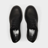 Olivier Derbies in Black Leather