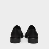 Olivier Derbies in Black Leather