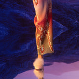 Foxy Slides in Beige Leather