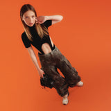 Runner Sneakers in Multi Leather