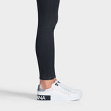 Portofino Sneakers - Dolce & Gabbana - White/Silver - Leather
