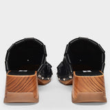 Arlene Clogs in Black Leather