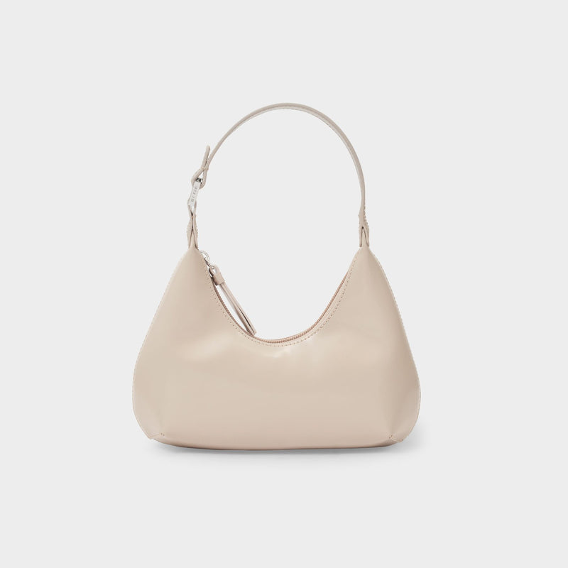 Baby Amber Bag in Khaki Glossy Leather