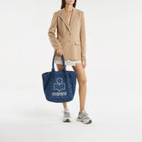 Yenky Ga Tote bag - Isabel Marant - Cotton - Blue