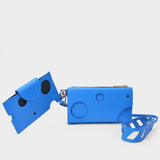 iPhone Case in Blue Leather