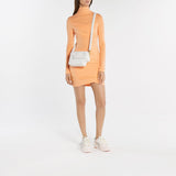 Burrow 22 Crossbody - Off White - White - Leather