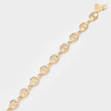 Eight Nano Necklace in Gold Brass