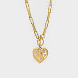 N238 Necklace in Gold Brass