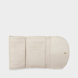 Hana Compact Wallet - See By Chloe - Cement Beige - Leather
