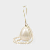 Micro Egg Pouch - Simone Rocha - Pearl White