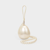 Micro Egg Pouch - Simone Rocha - Pearl White