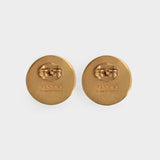 Earrings in Tribute Gold Metal