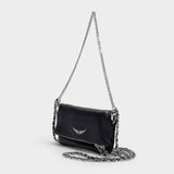 Rock Nano Hobo Bag - Zadig & Voltaire -  Black - Leather
