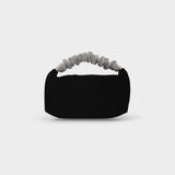 Scrunchie Mini Bag in Velvet and Crystal Mesh