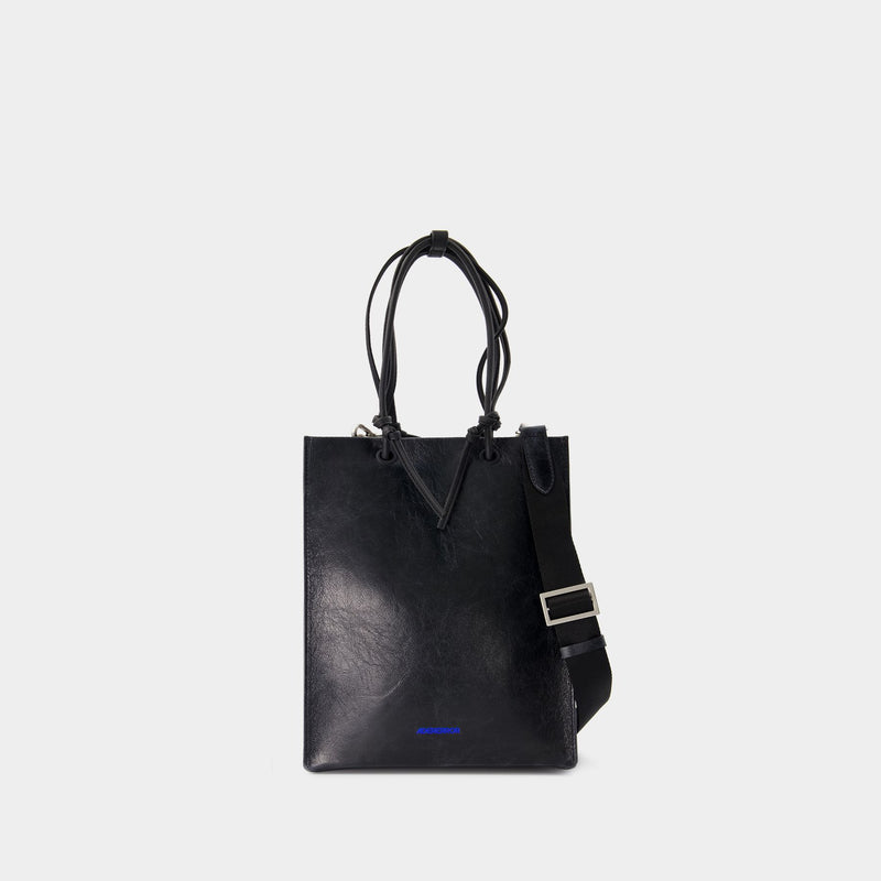 Shopper Bag - Ader Error - Leather - Black