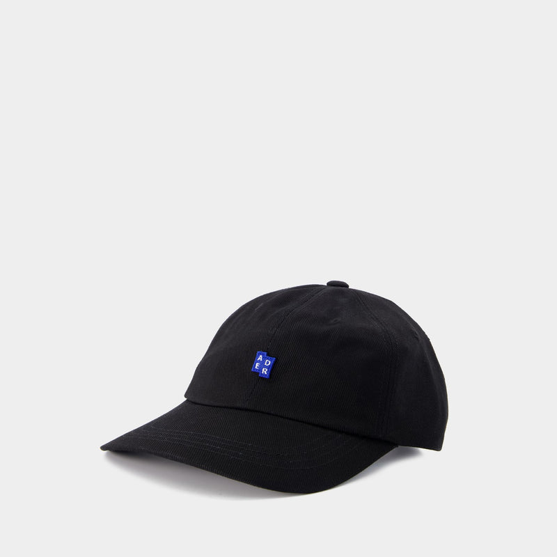 Cap With Logo - Ader Error - Cotton - Black
