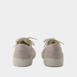 Contrast Achilles Sneakers - COMMON PROJECTS - Leather - Beige