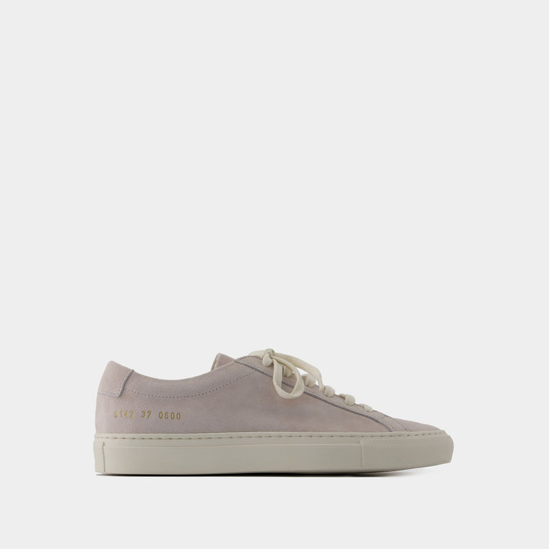 Contrast Achilles Sneakers - COMMON PROJECTS - Leather - Beige
