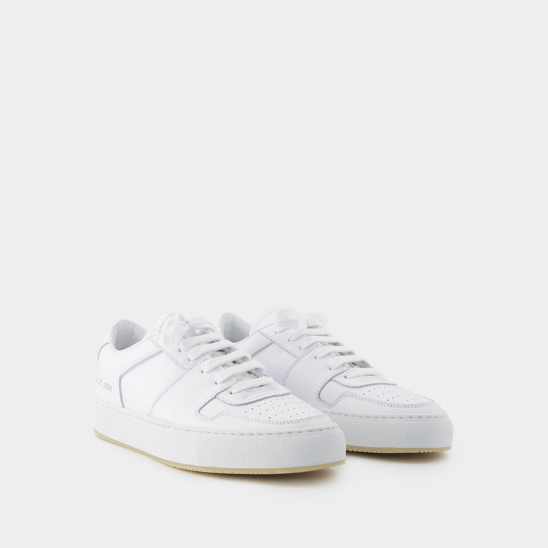 Decades Sneakers - COMMON PROJECTS - Leather - White