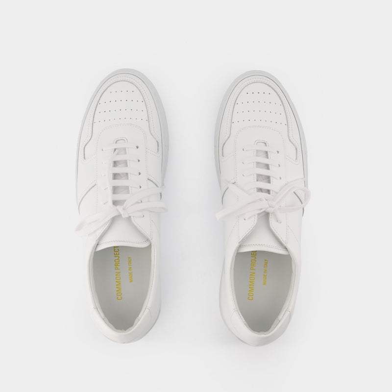 Bball Low Sneakers - COMMON PROJECTS - Leather - White