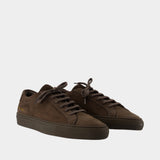 Achilles In Nubuck Sneakers - COMMON PROJECTS - Leather - Brown