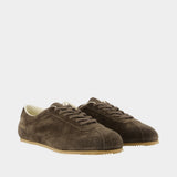 Driving Shoe Sneakers - COMMON PROJECTS - Leather - Khaki