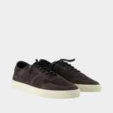 Bball Slim Deconstructed Sneakers - COMMON PROJECTS - Leather - Black