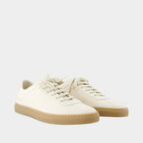 Tennis Sneakers - COMMON PROJECTS - Canvas - Beige