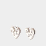 Les Boucles Coeur - Jacquemus - Metal - Silver