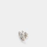 Mini Clutch Pin Earrings - Vivienne Westwood - Metal - Silver