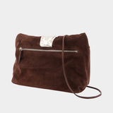 Cuff Clutch - Staud - Leather - Brown