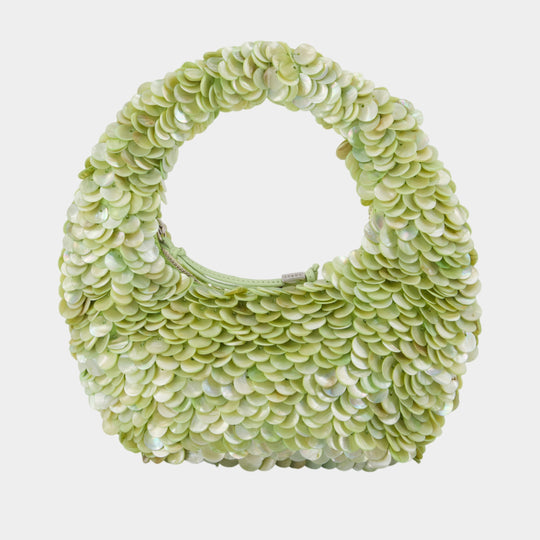 Reef Bag - Staud - Pearls - Green